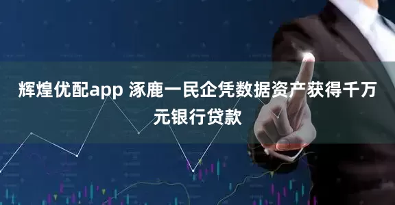 辉煌优配app 涿鹿一民企凭数据资产获得千万元银行贷款